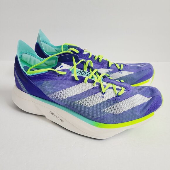 NEW Adidas Adizero Adios Pro 3 Running Shoes ID3635 Size 11.5 Cobalt Blue #2 main image 9